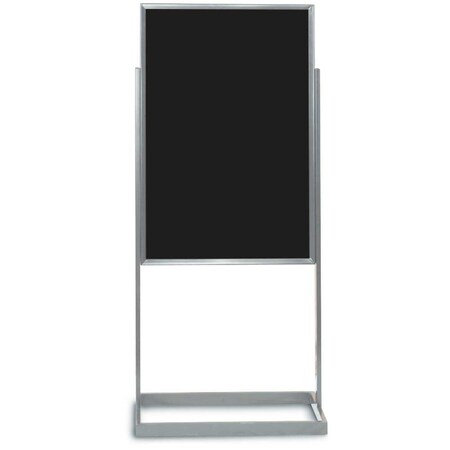 United Visual Products Sliding Door Indoor Enclosed Corkboard, 4 UV9025ACSH-BRONZE-AMETHY